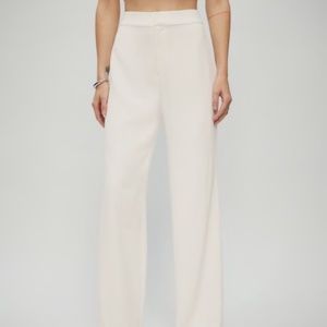 Faye Reformation Pants- White Trousers